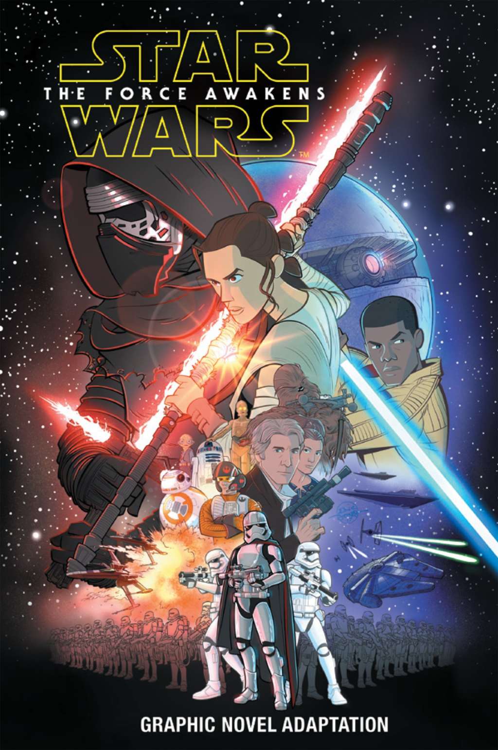 Okładka wydania amerykańskiego - The Force Awakens: Graphic Novel Adaptation.
