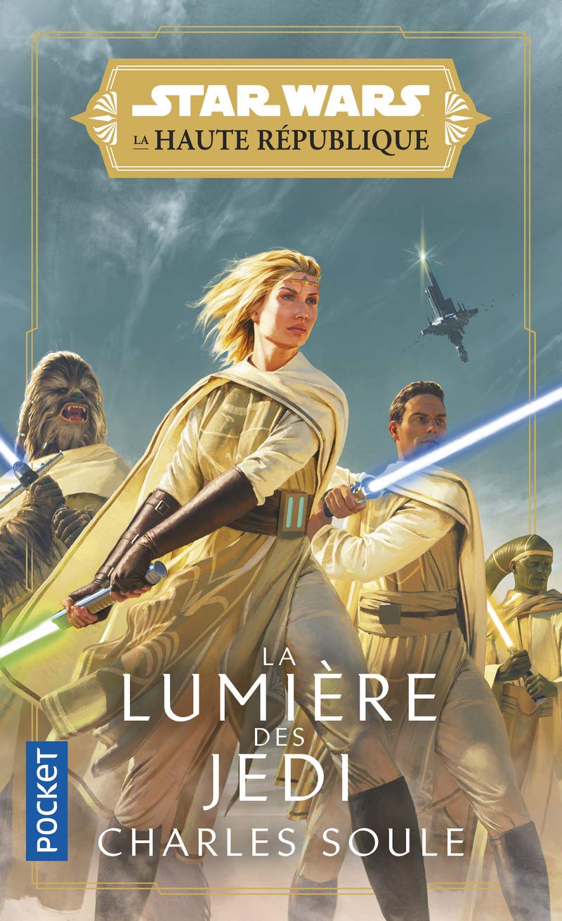 Francuska okładka powieści — La Lumière des Jedi.