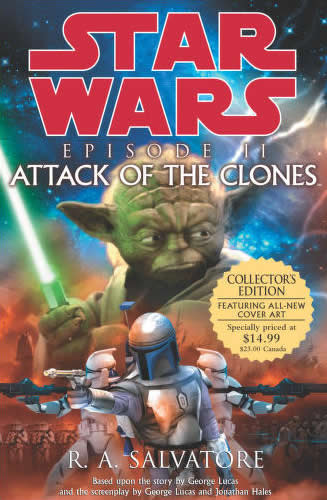 Okładka wydania oryginalnego - Attack of the Clones (Collector’s Edition).