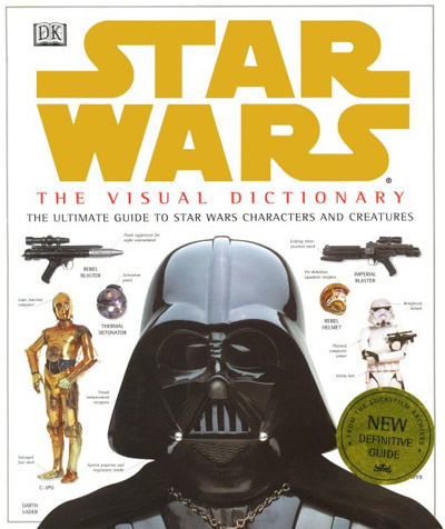 Okładka wydania oryginalnego - Star Wars: The Visual Dictionary.