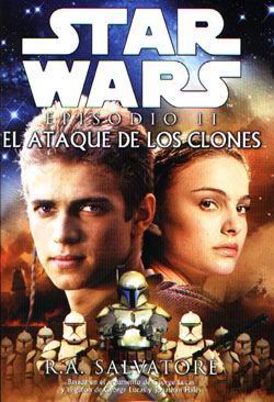 Okładka wydania hiszpańskiego - El ataque de los clones.