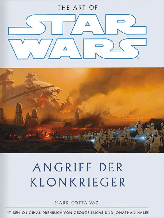 Okładka wydania niemieckiego - The Art of Star Wars: Episode II – Angriff der Klonkrieger.