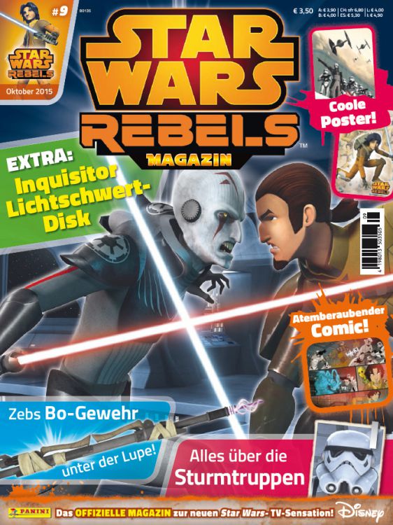 Okładka Star Wars Rebels Magazin 9 (wydane 02.09.2015)