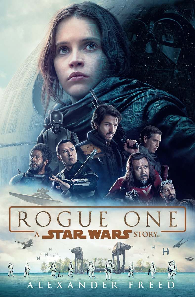 Okładka wydania oryginalnego (twarda) - Rogue One: A Star Wars Story.