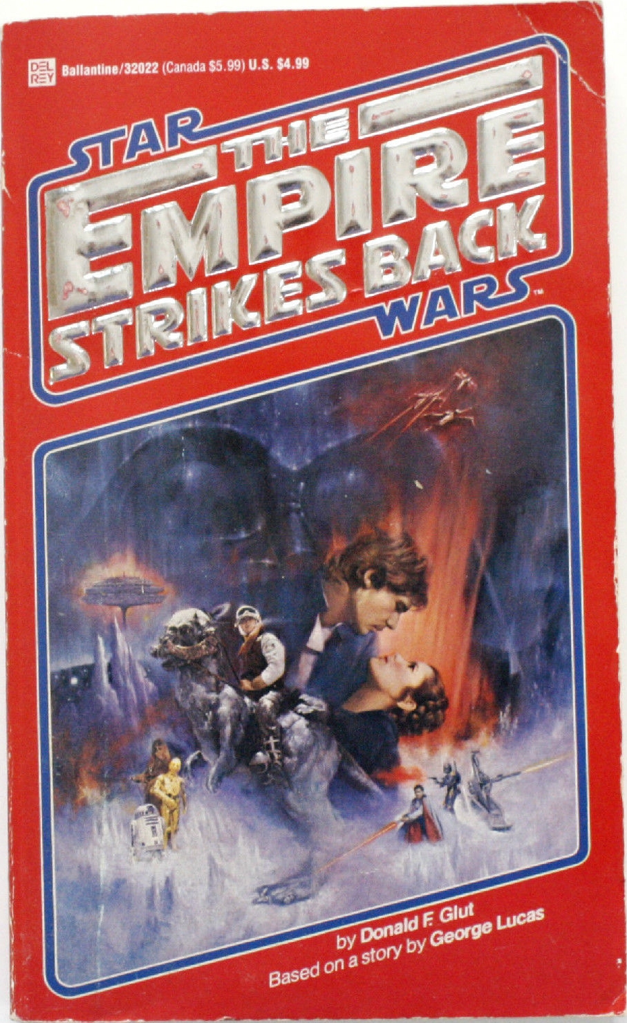 The Empire Strikes Back z ilustracją Rogera Kastela (1985).