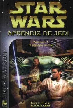 Hiszpańska okładka powieści — Aprendiz de Jedi Volumen 3: El pasado oscuro.