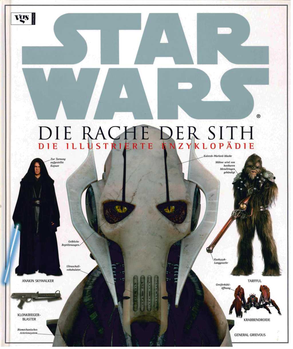 Okładka wydania niemieckiego - Die Rache der Sith – Die illustrierte Enzyklopädie.