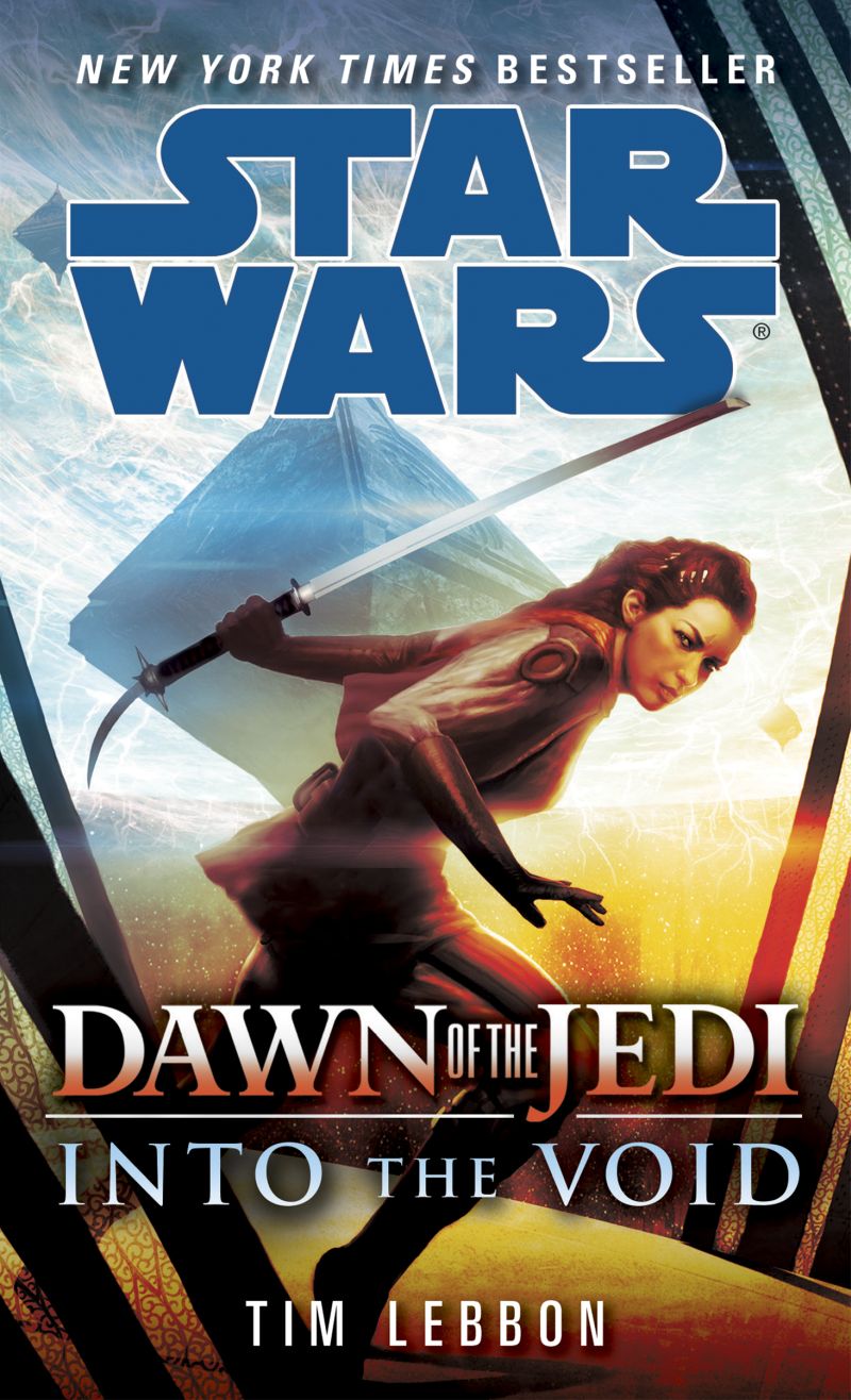 Okładka wydania oryginalnego (miękka) - Dawn of the Jedi: Into the Void.