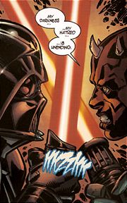 Walka pomiędzy Vaderem i Maulem