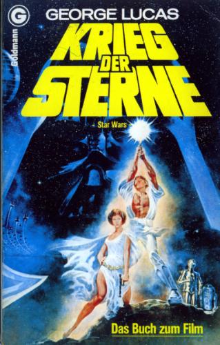 Okładka wydania niemieckiego - Krieg der Sterne – Das Buch zum Film (1978).