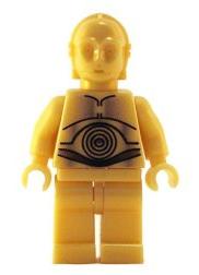 C-3PO z klocków LEGO.