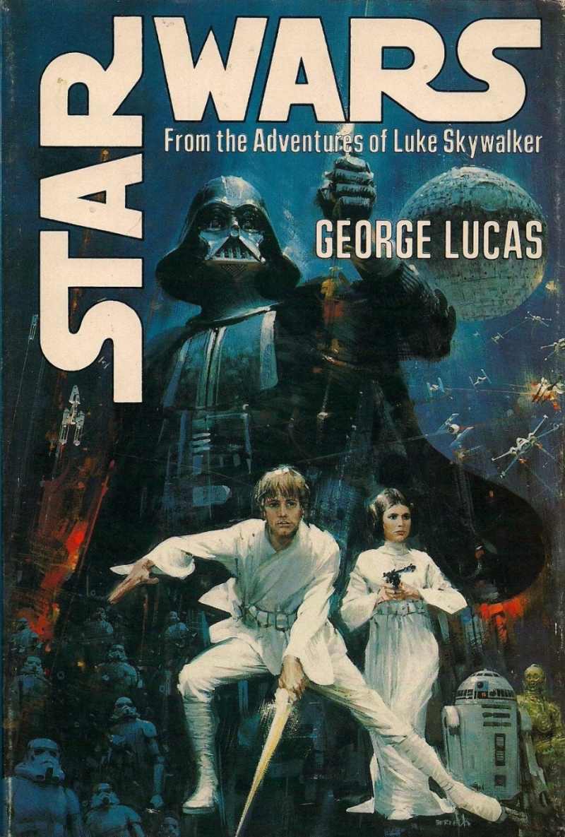 Star Wars: From the Adventures of Luke Skywalker z ilustracją Johna Berkeya (1977).