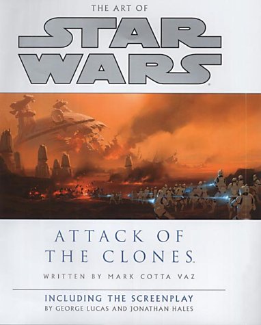 Okładka wydania oryginalnego (twarda) - The Art of Star Wars Episode II: Attack of the Clones.