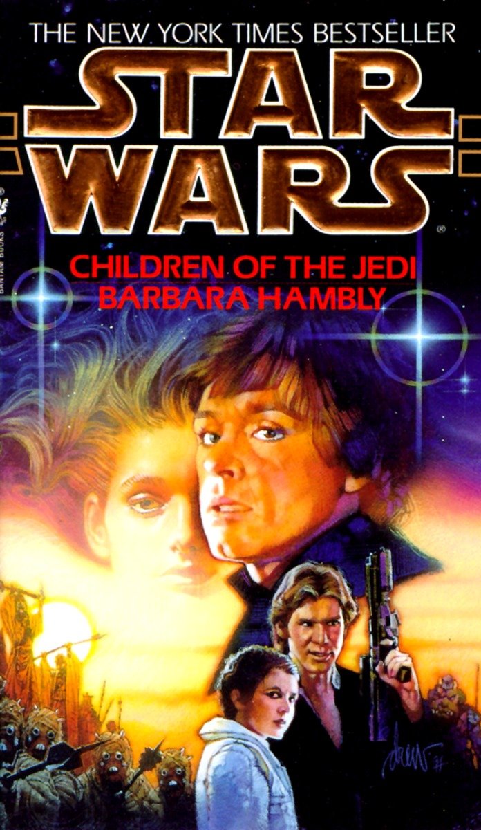 Okładka wydania oryginalnego (miękka) - Children of the Jedi