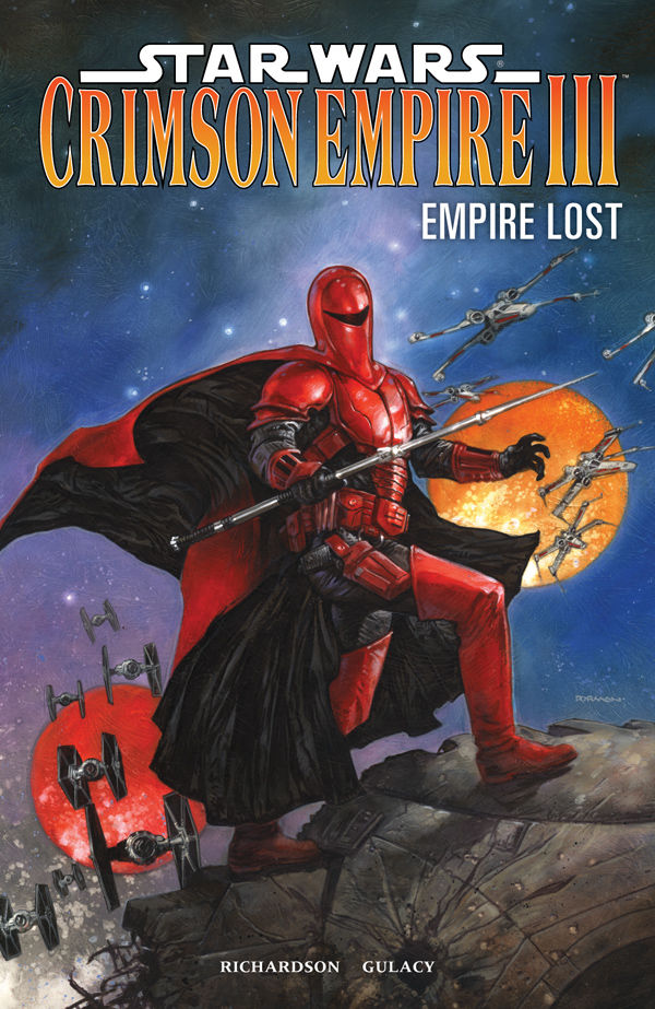 Okładka wydania oryginalnego - Crimson Empire III: Empire Lost.