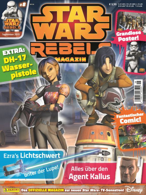 Okładka Star Wars Rebels Magazin 8 (wydane 05.08.2015)