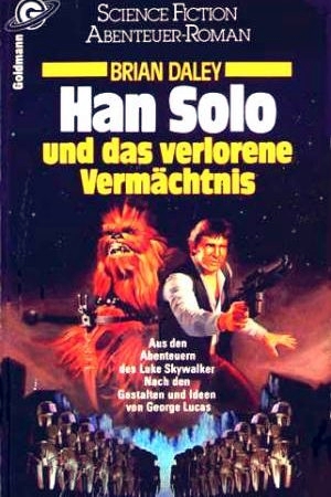 Okładka wydania niemieckiego - Han Solo und das verlorene Vermächtnis.