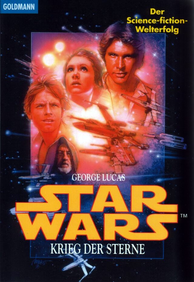 Okładka wydania niemieckiego - Star Wars: Krieg der Sterne (1997).