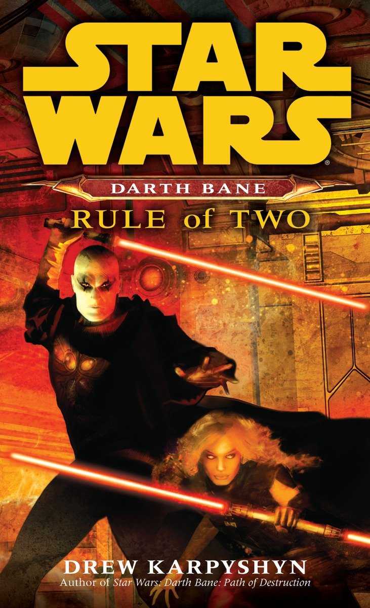Okładka wydania oryginalnego (miękka) - Darth Bane: Rule of Two