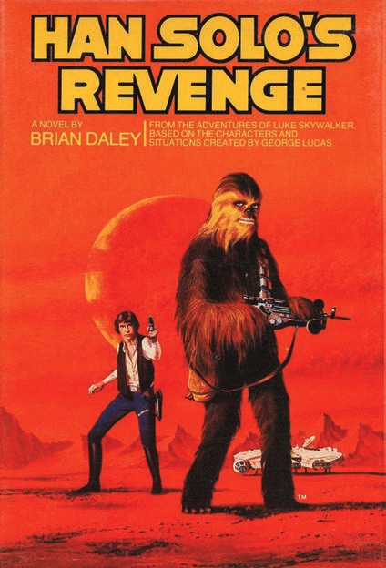 Okładka wydania oryginalnego (twarda) - Han Solo’s Revenge.