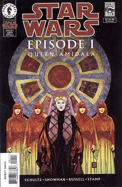 Okładka zeszytu Królowa Amidala (Dark Horse).