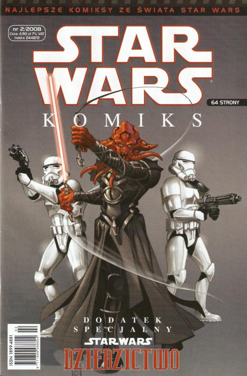 Okładka Star Wars Komiks 2/2008.