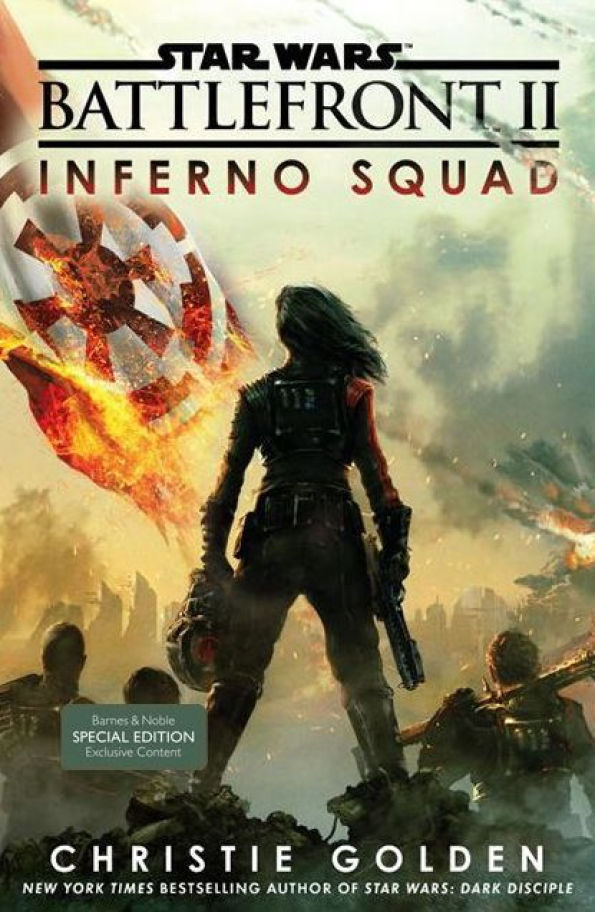 Okładka wydania oryginalnego - Battlefront II: Inferno Squad (B&N Exclusive Edition).