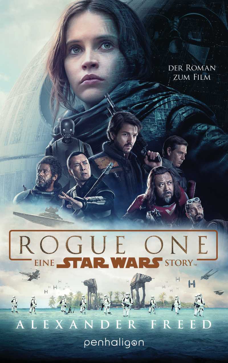 Okładka wydania niemieckiego - Rogue One: Eine Star Wars Story – Der Roman zum Film.