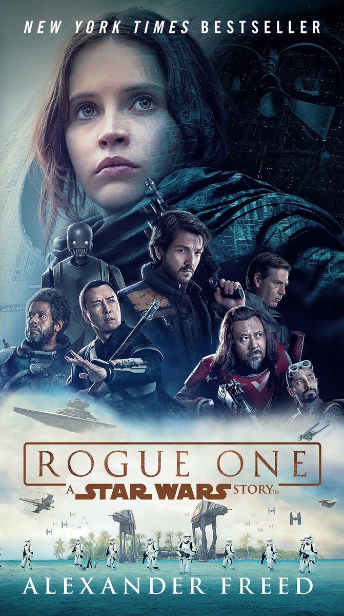 Okładka wydania oryginalnego (miękka) - Rogue One: A Star Wars Story.